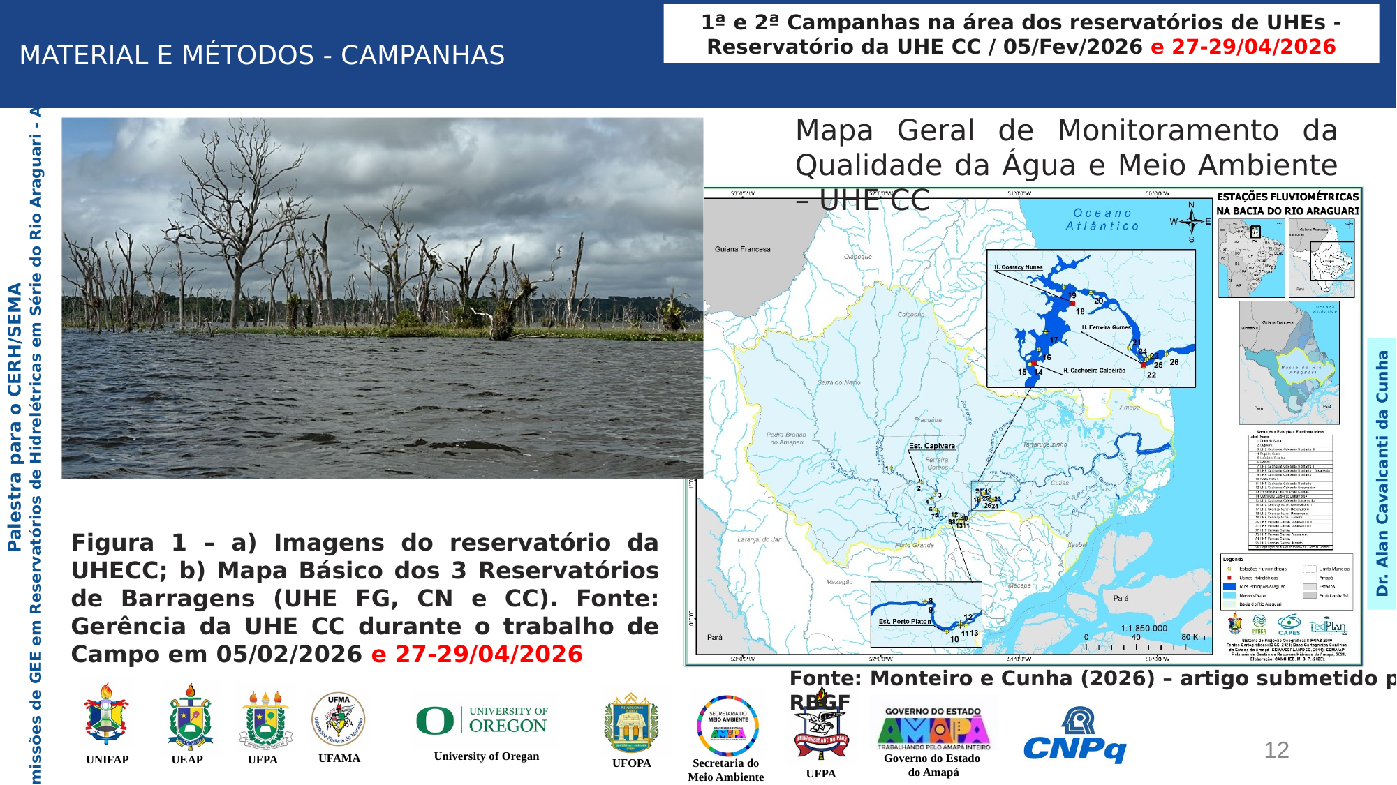 Slide 12 - Mapa dos Reservatórios & Sistema Hidrelétrico em Série