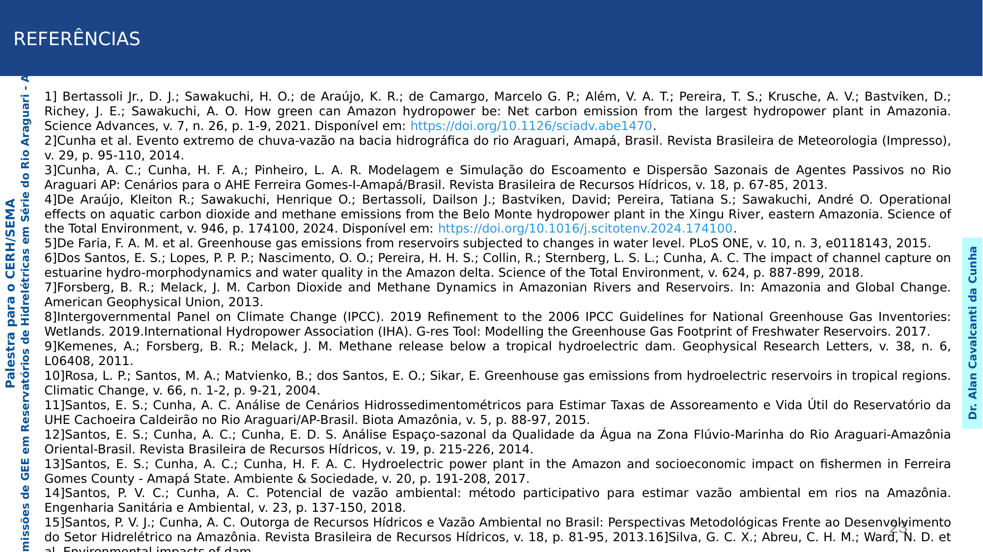 Slide 23 - Referências Bibliográficas de Alto Impacto